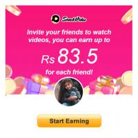 Watch video and deals earn money referral code